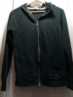 Victoria's Secret Black Full-Zip Hoodie